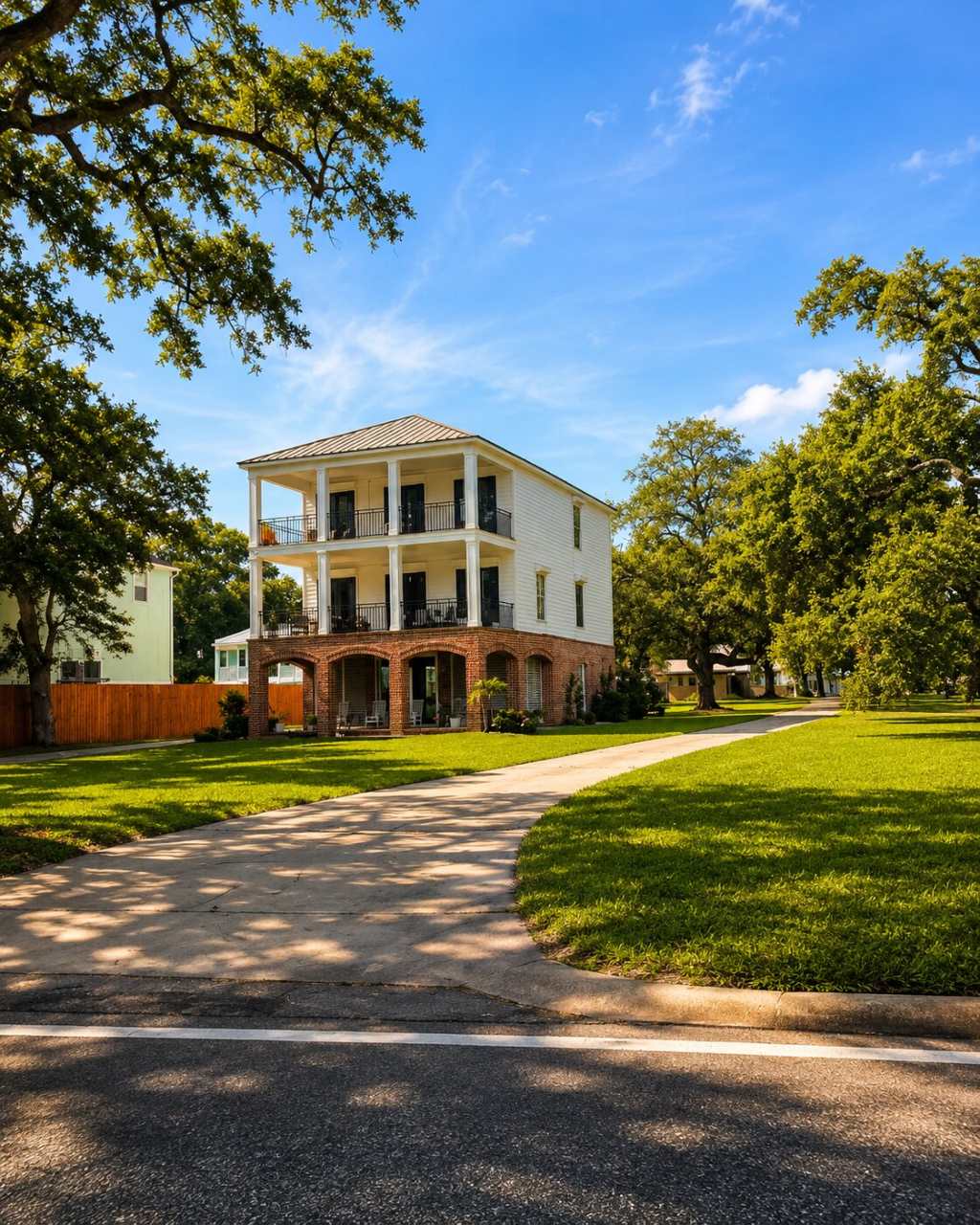 gulf coast homes with wooden stilts